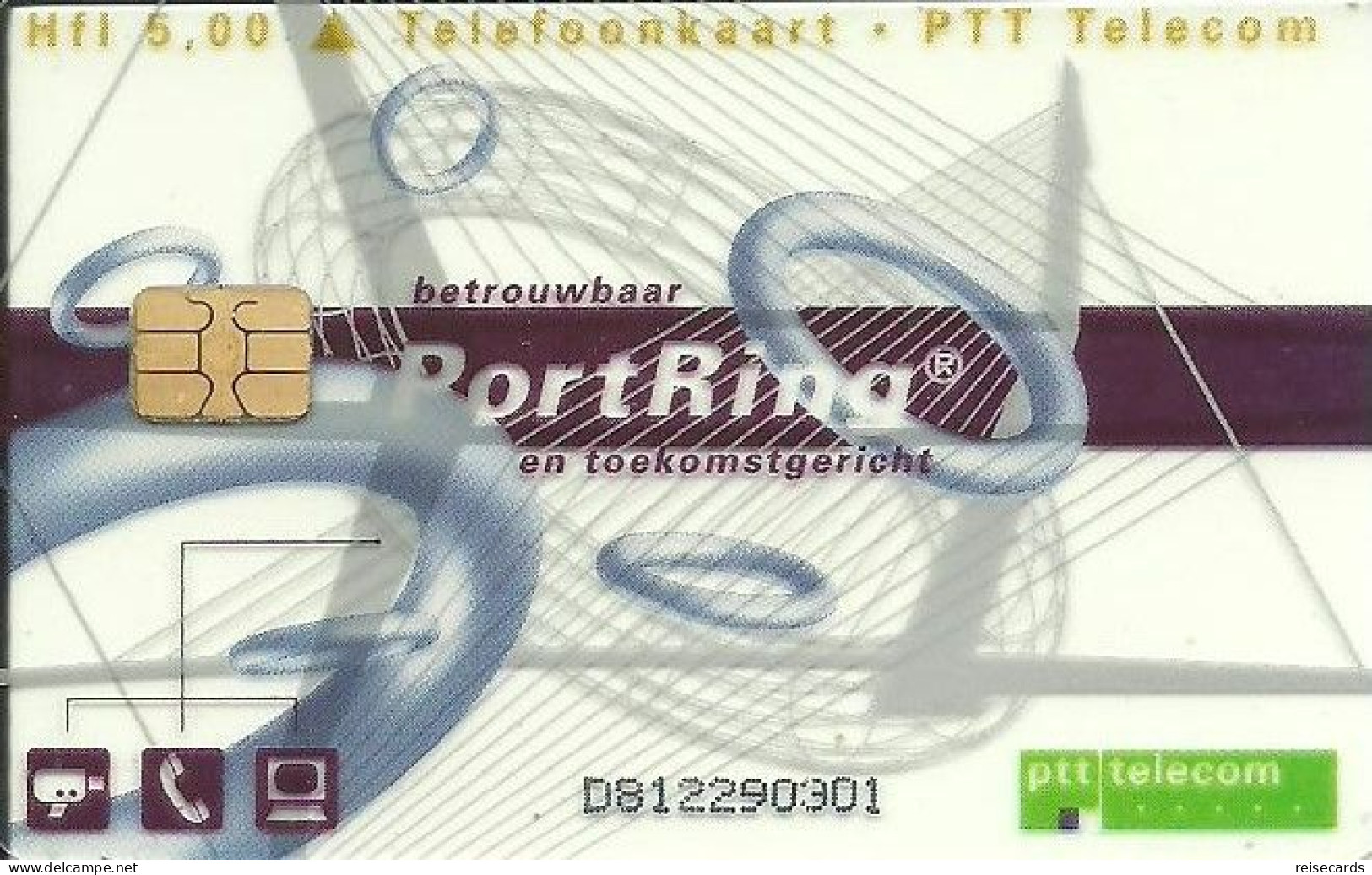 Netherlands: Ptt Telecom - 1997 PortRing. Mint, Transparent - Pubbliche