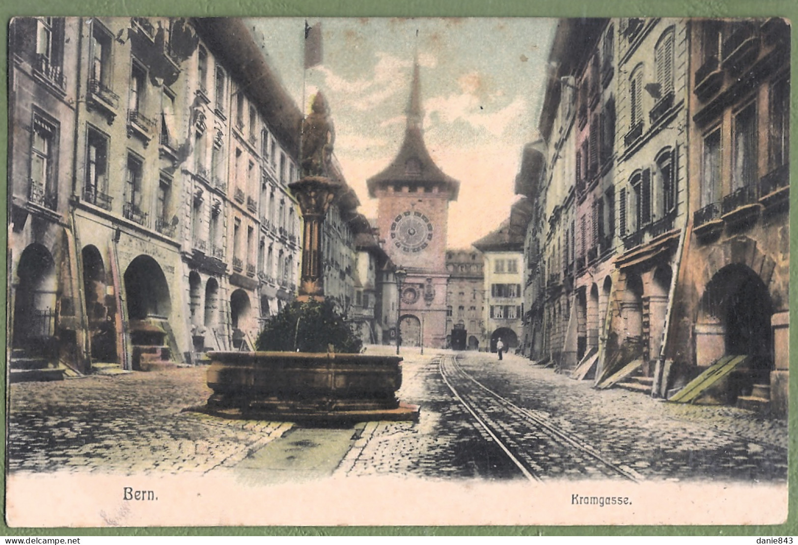 CPA  Colorisée Dos Précurseur - SUISSE - BERNE (BERN) - KRAMGASSE - Bern