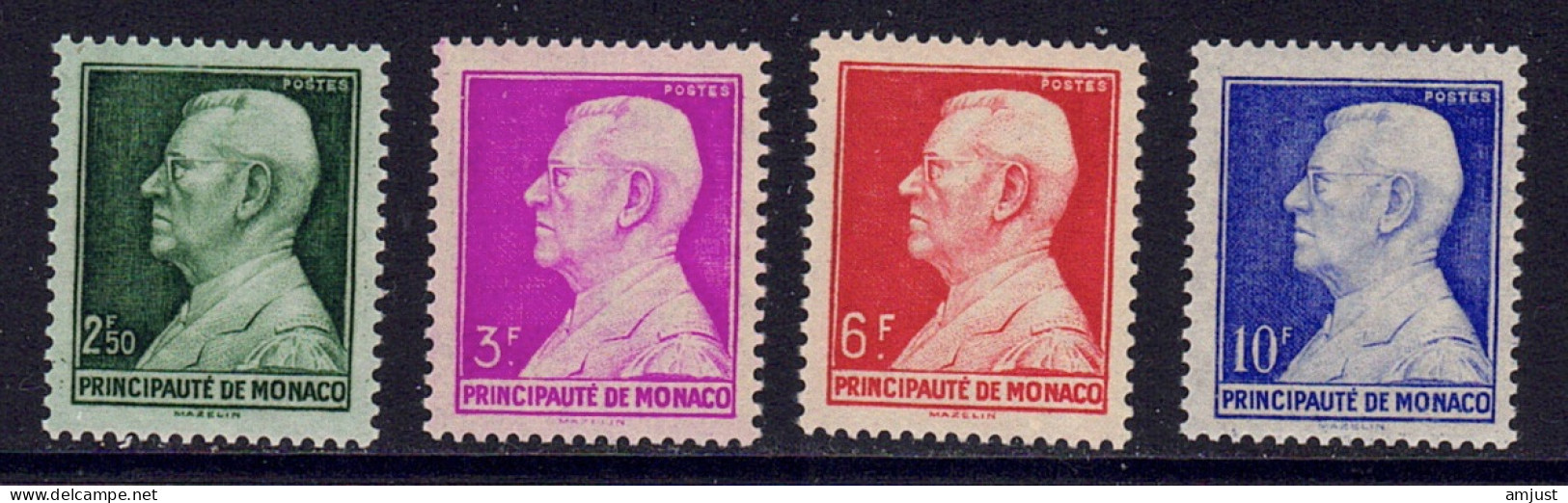 Monaco // 1946 // Prince Louis II Timbres Neufs** MNH  No. Y&T 281 à 284 - Neufs