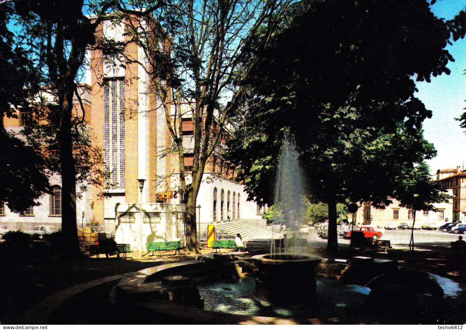 Novara - Giardini Pubblici E Palazzo Delle Poste - Viaggiata - Novara