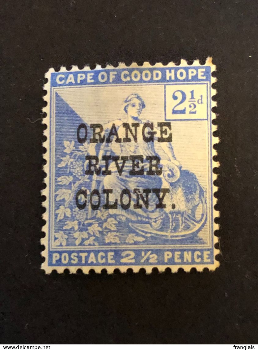 ORANGE FREE STATE  SG 135  2½d Ultramarine MH* - Orange Free State (1868-1909)