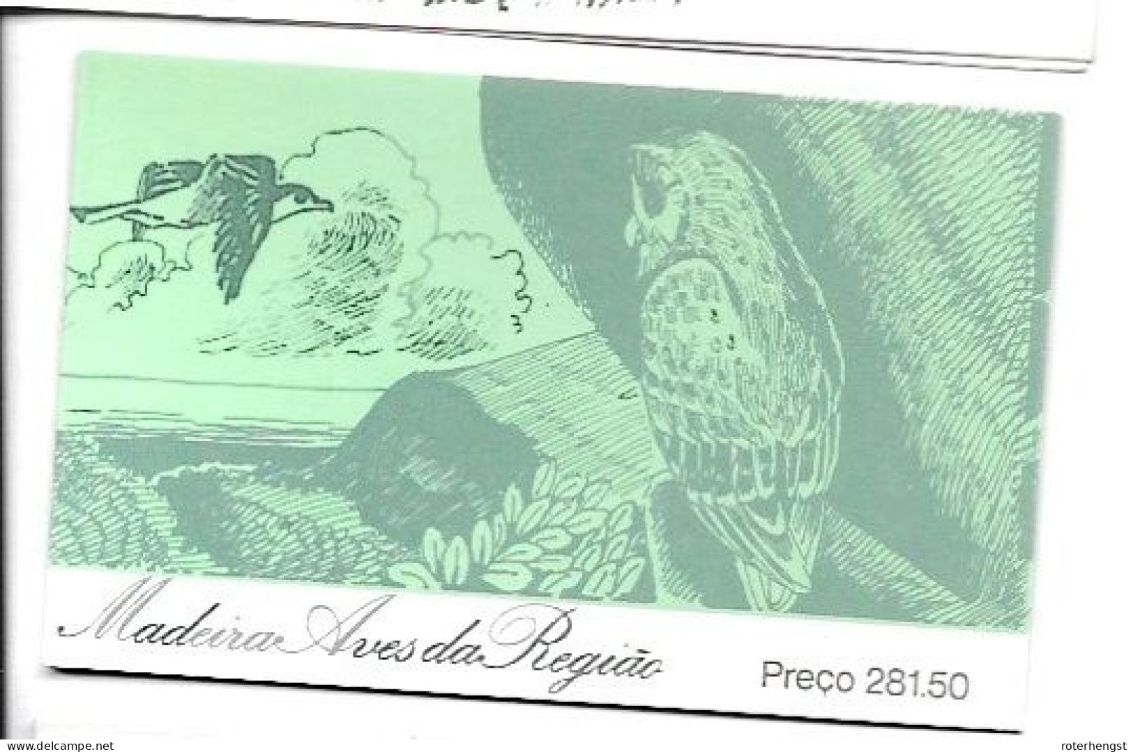 Madeira Booklet Mnh ** 1987 15 Euros Birds Owl Set - Madeira
