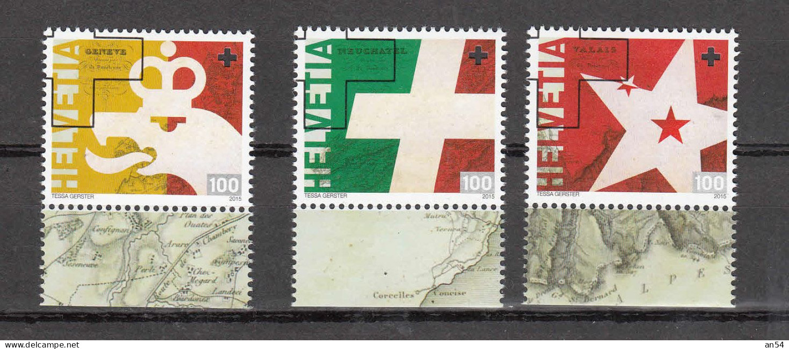 2015     N° 1549 à 1551   OBLITERATIONS PREMIER JOUR     CATALOGUE SBK - Used Stamps