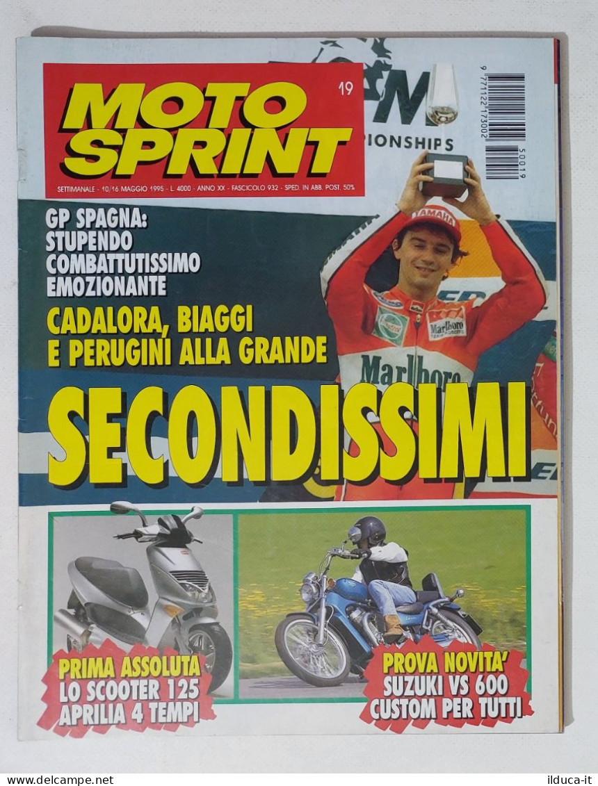 34804 Motosprint A. XX N. 19 1995 - GP Spagna Cadalora Biaggi Perugini - Motores