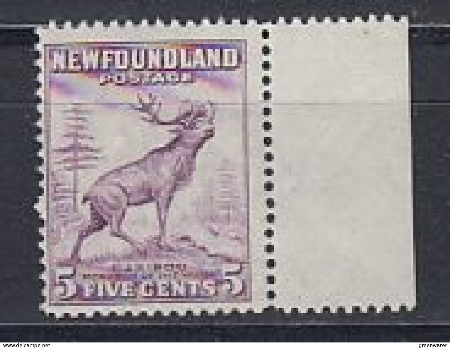 Canada New Foundland 1932 Caribou 1v (+margin)  ** Mnh (59749) - 1908-1947