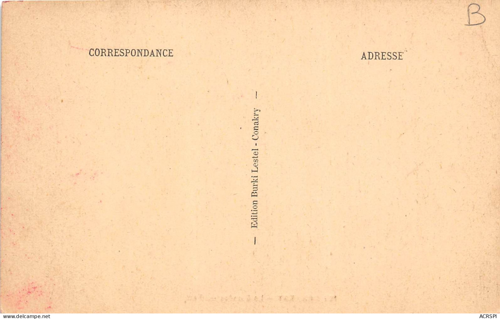 Guinée Française  CONAKRY   Le Service Du Port  (scan Recto-verso) OO 0956 - Guinée Française