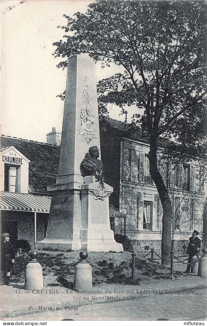 94* CRETEIL  Monument Genaral Ludreit  Tue En 1870    RL45,1035 - Creteil