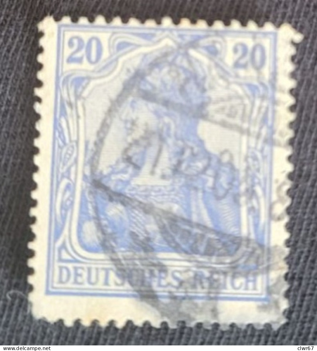 20 Pf. Germania III, Deutsches Reich - Used Stamps