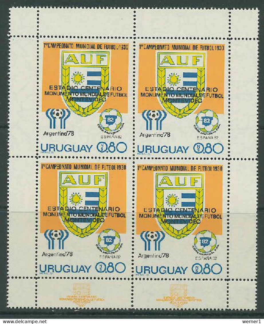 Uruguay 1979 Football Soccer World Cup Sheetlet MNH - 1978 – Argentine