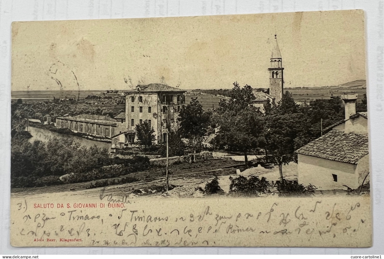 SAN GIOVANNI DI DUINO - SISTIANA - CHIESA - VG 1903. - Trieste