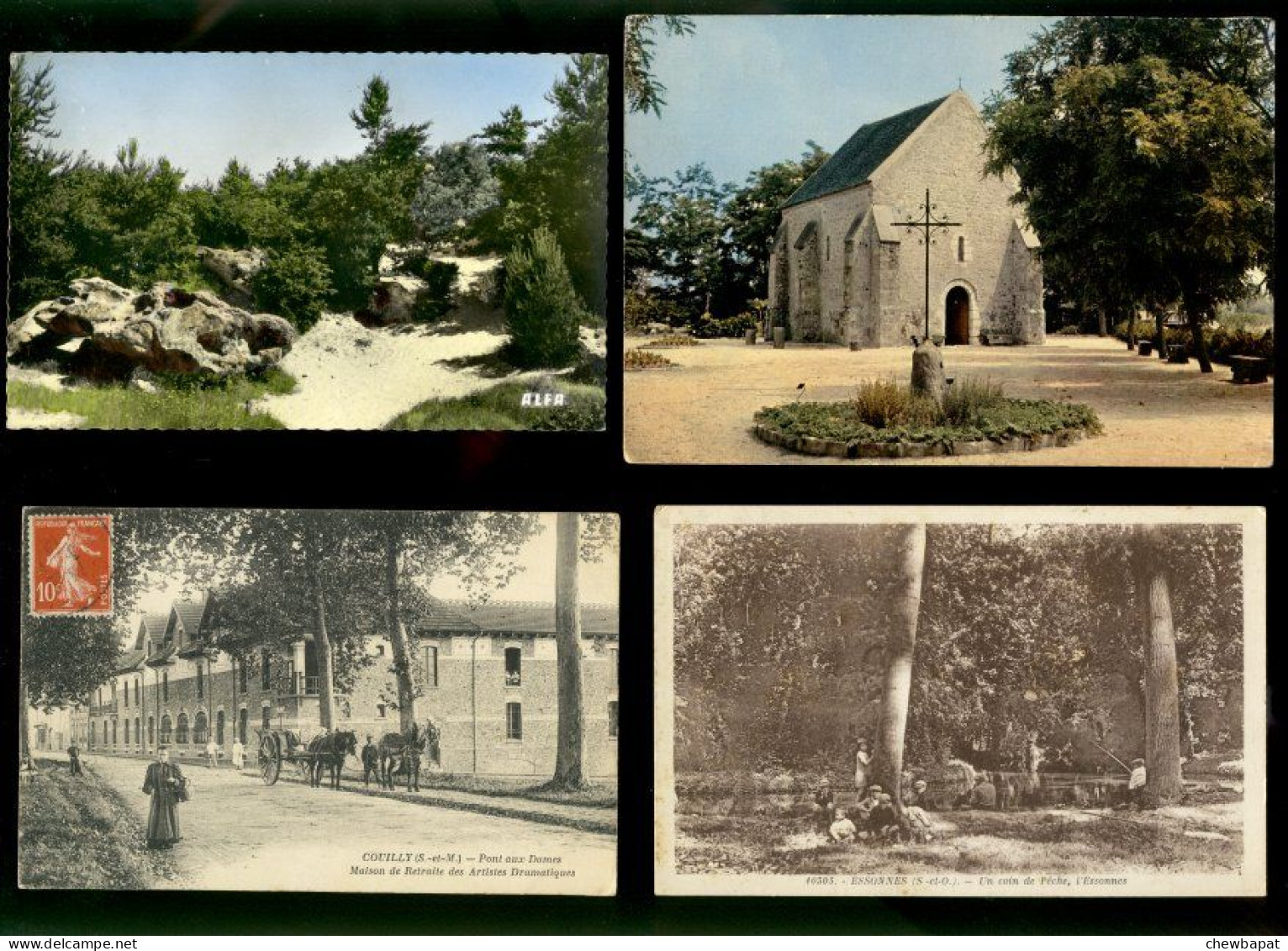 Région Ile De France - Lot De 12 Cartes Différentes - Toutes Scannées Recto Verso - 5 - 99 Postcards