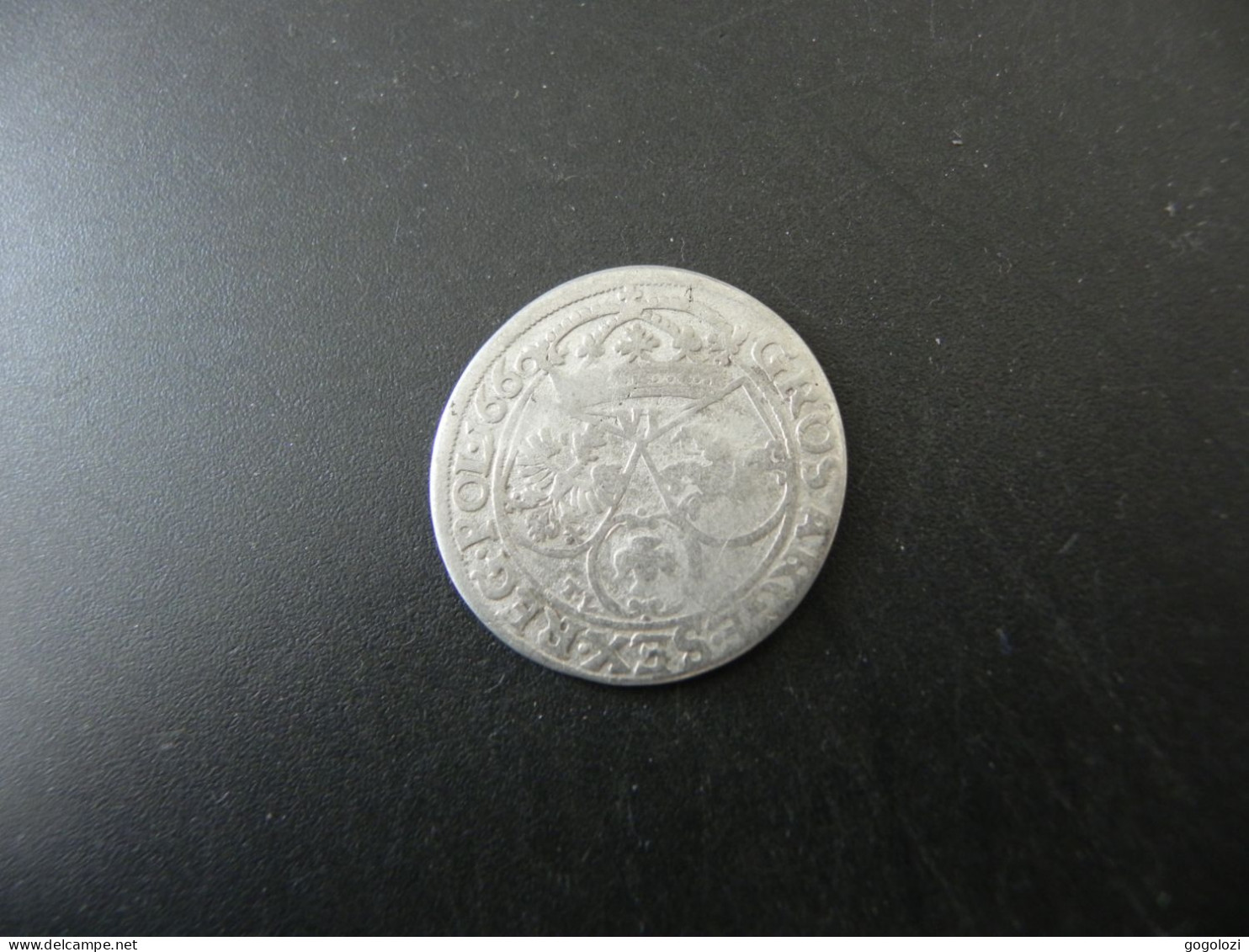 Poland 6 Groschen 1660 Silver - Pologne