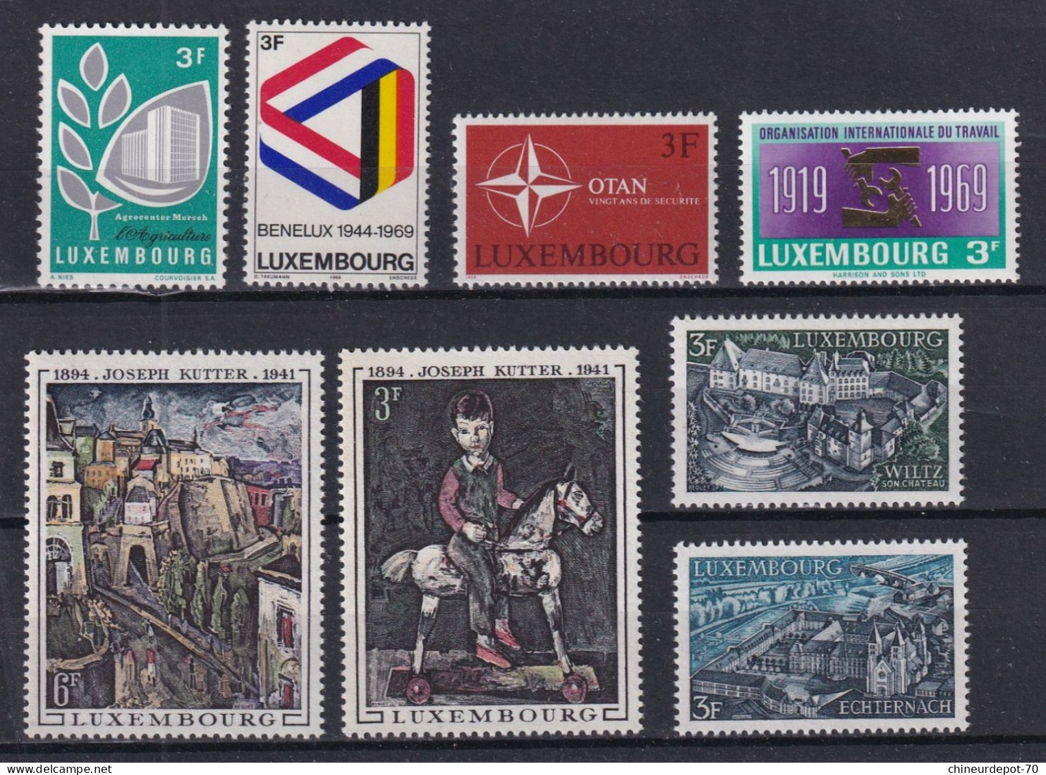 Timbres    Luxembourg Neufs ** Sans Charnières  1969 - Neufs