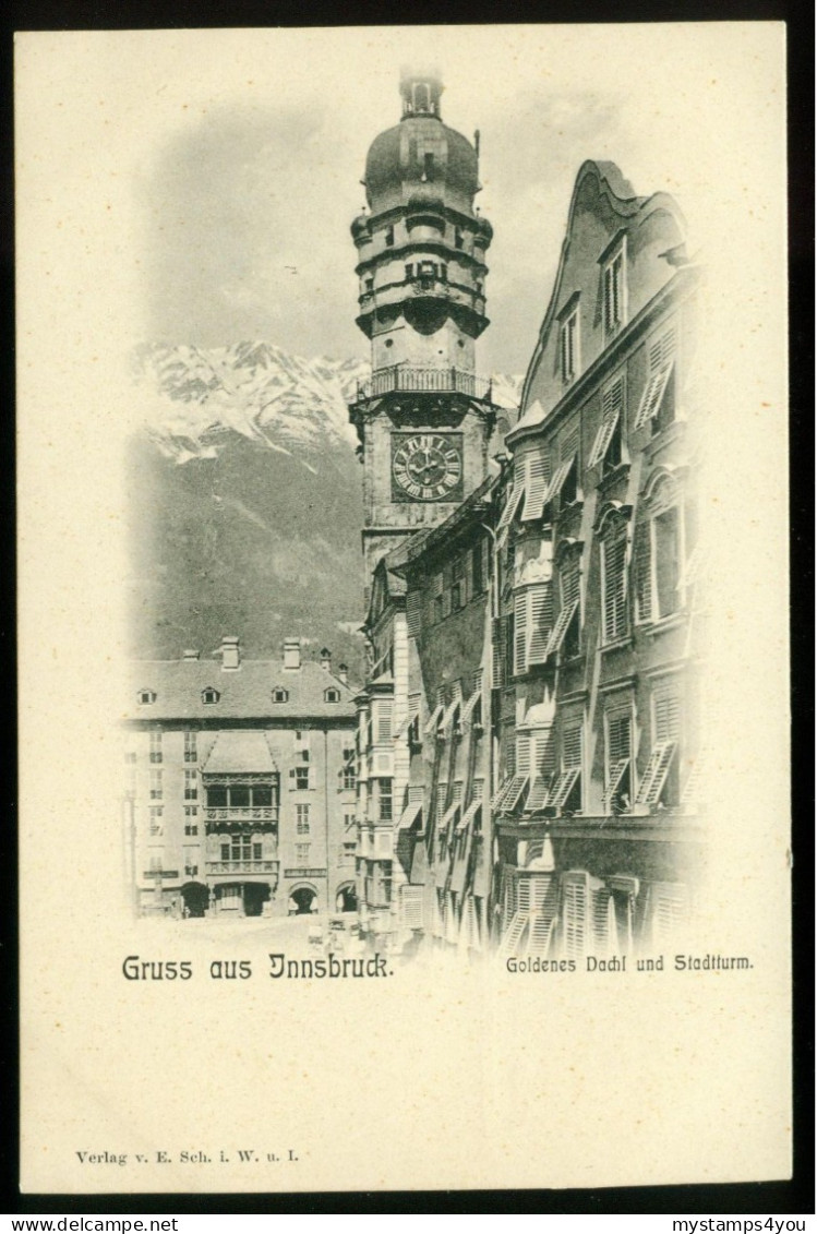 Ak Austria, Innsbruck | Goldenes Dachl Und Stadtturm #ans-1990 - Innsbruck