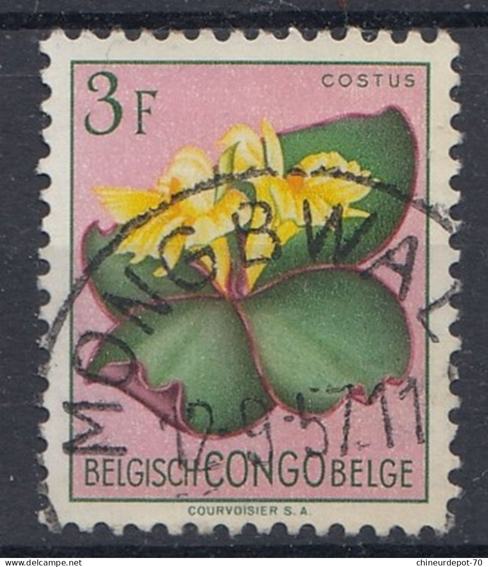 Congo Belge Fleur Mongbwalu - Used Stamps