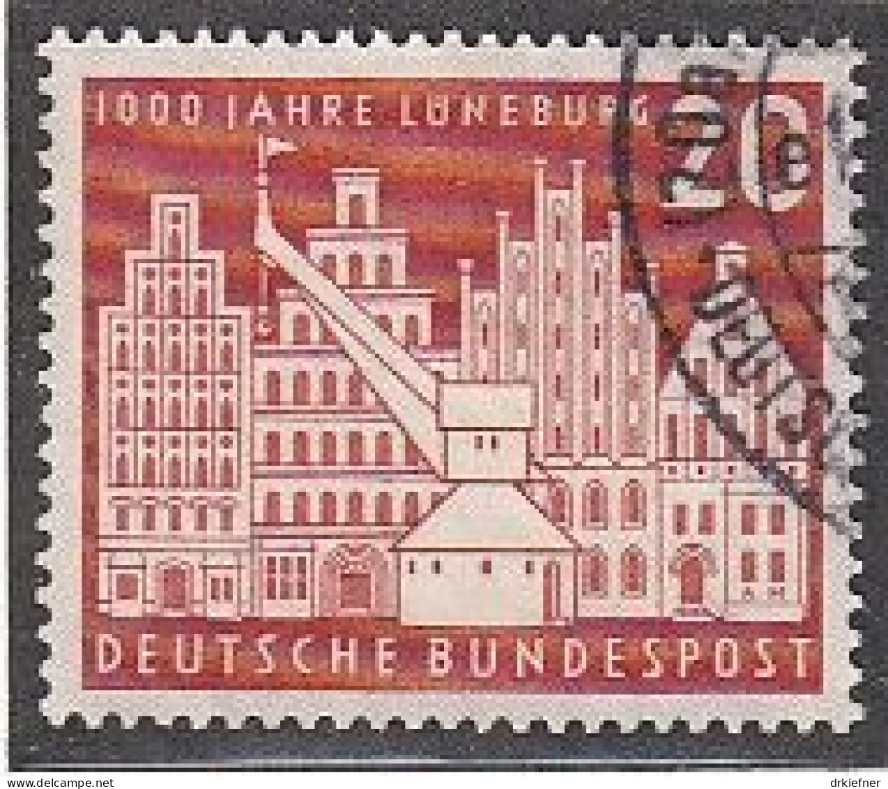 BRD  230, Gestempelt, Lüneburg, 1956 - Gebraucht