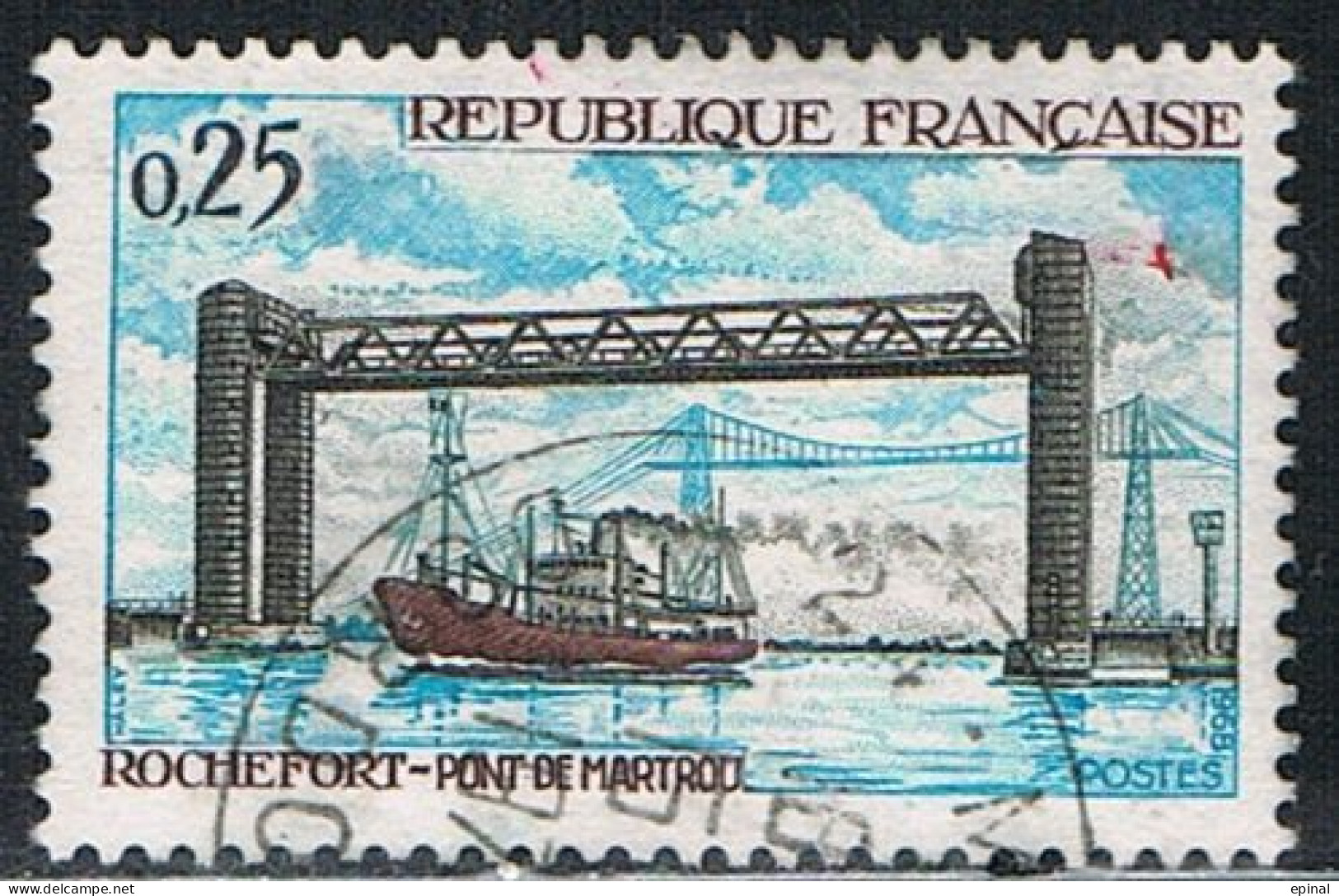 FRANCE : N° 1564 Oblitéré (Pont De Martrou, à Rochefort) - PRIX FIXE - - Used Stamps