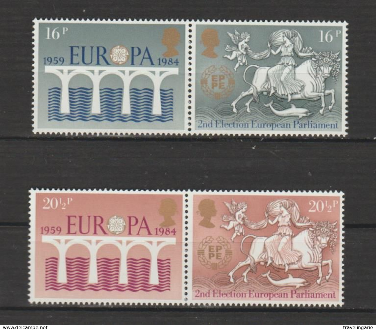 Great Britain 1984 Europa Se-tenant MNH ** - 1984