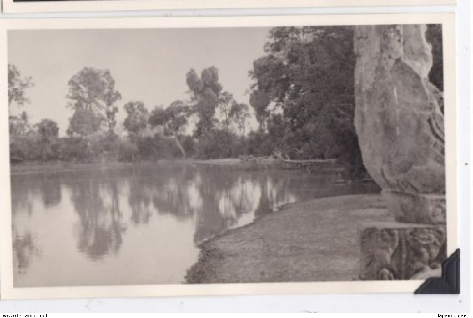 4 Photos INDOCHINE CAMBODGE Art Khmer Temple Statues Bas Relief Réf 30386 - Asien