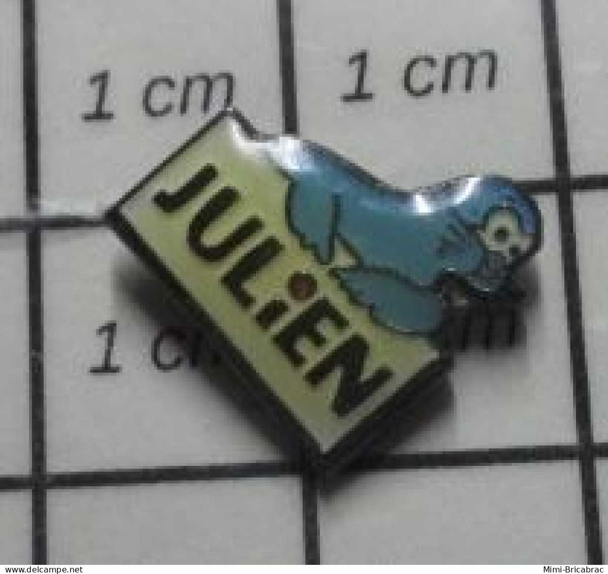 515A Pin's Pins / Beau Et Rare / ANIMAUX / PHOQUE BLEU PRENOM JULIEN Ben Voyons ! - Dieren