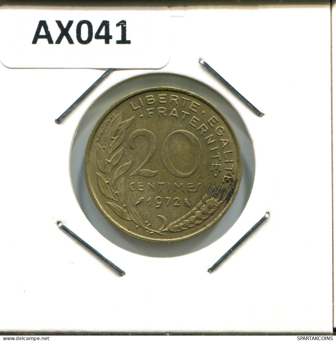 20 CENTIMES 1972 FRANCE Pièce #AX041.F.A - 20 Centimes