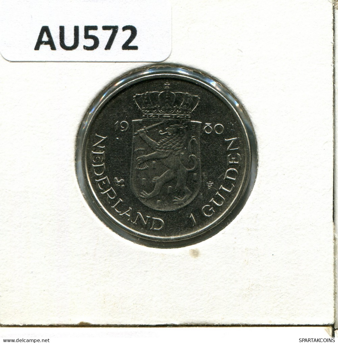 1 GULDEN 1980 NEERLANDÉS NETHERLANDS Moneda #AU572.E.A - 1980-2001 : Beatrix