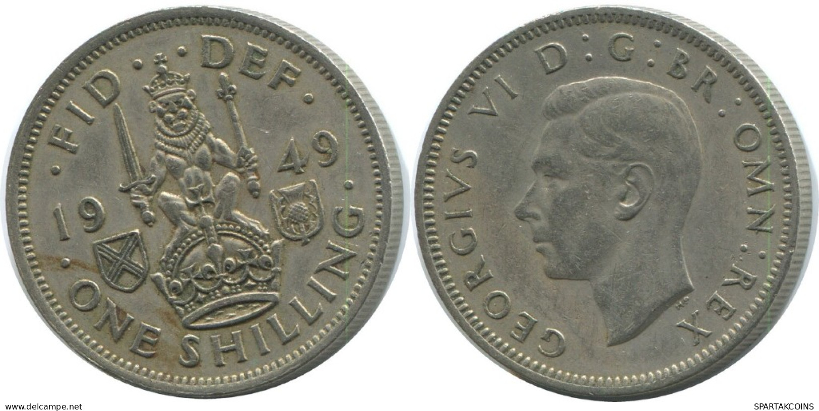 SHILLING 1949 UK GREAT BRITAIN Coin #AG978.1.U.A - I. 1 Shilling