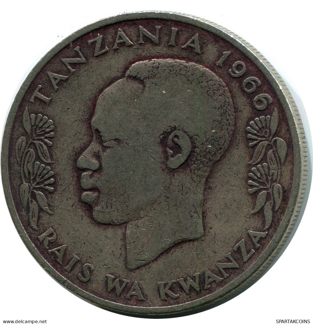 1 SHILLING 1966 TANZANIA Coin #AP945.U.A - Tanzanie