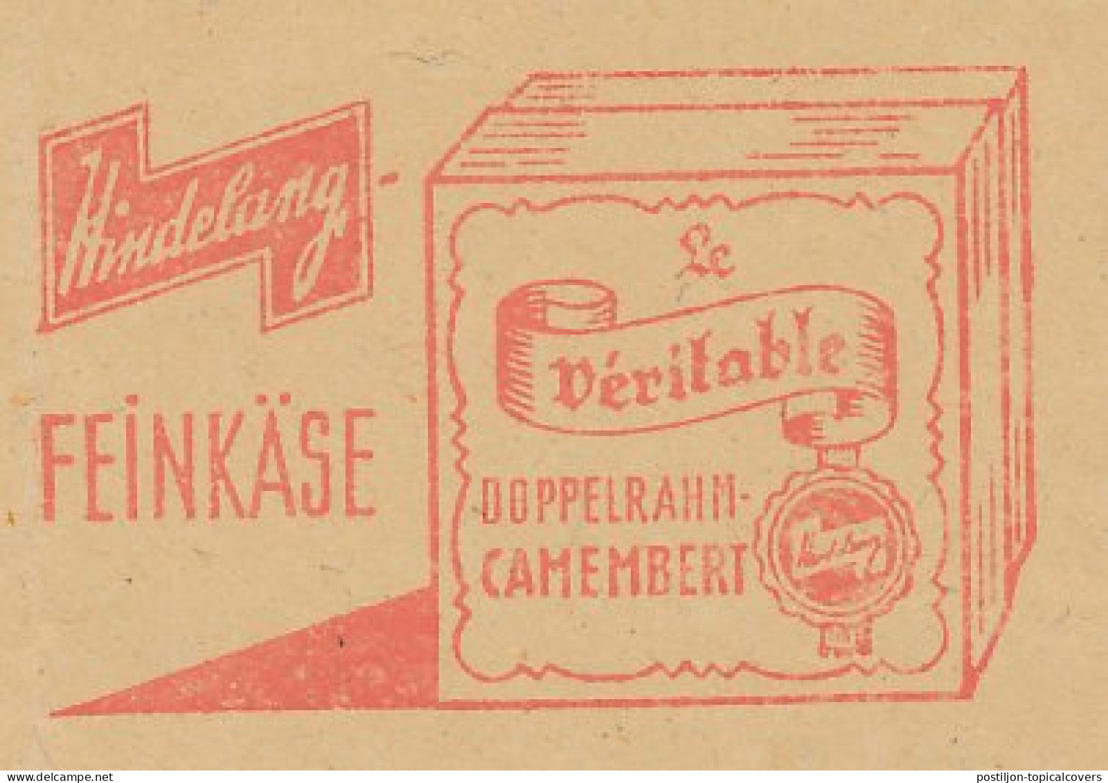 Meter Cut Germany 1963 Cheese - Camembert - Levensmiddelen