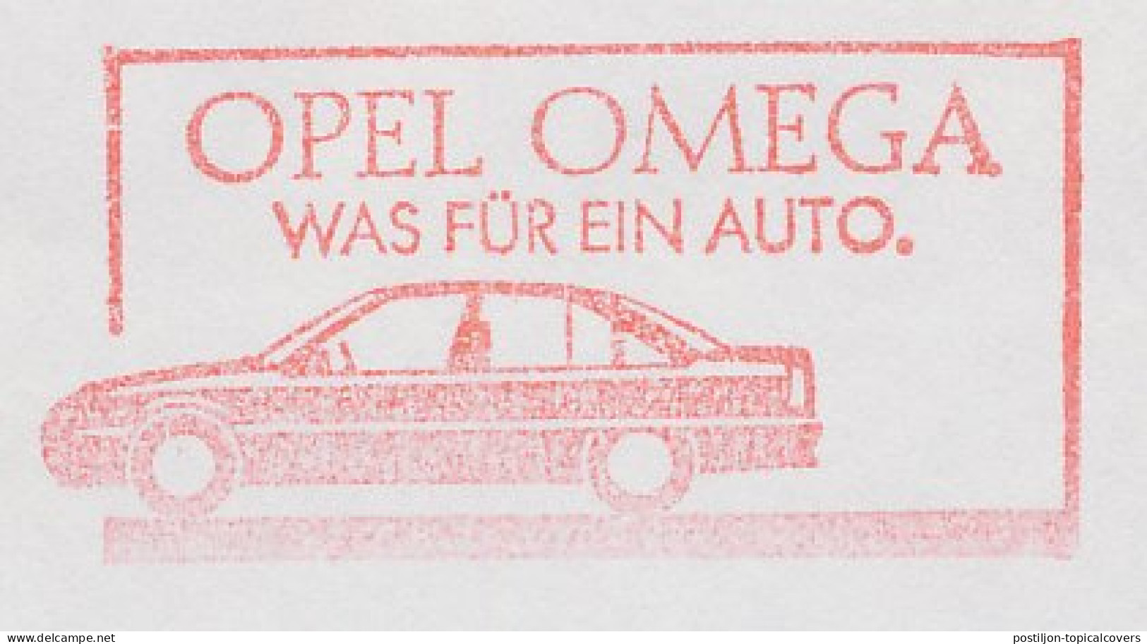 Meter Cut Germany 1989 Car - Opel Omega - Auto's