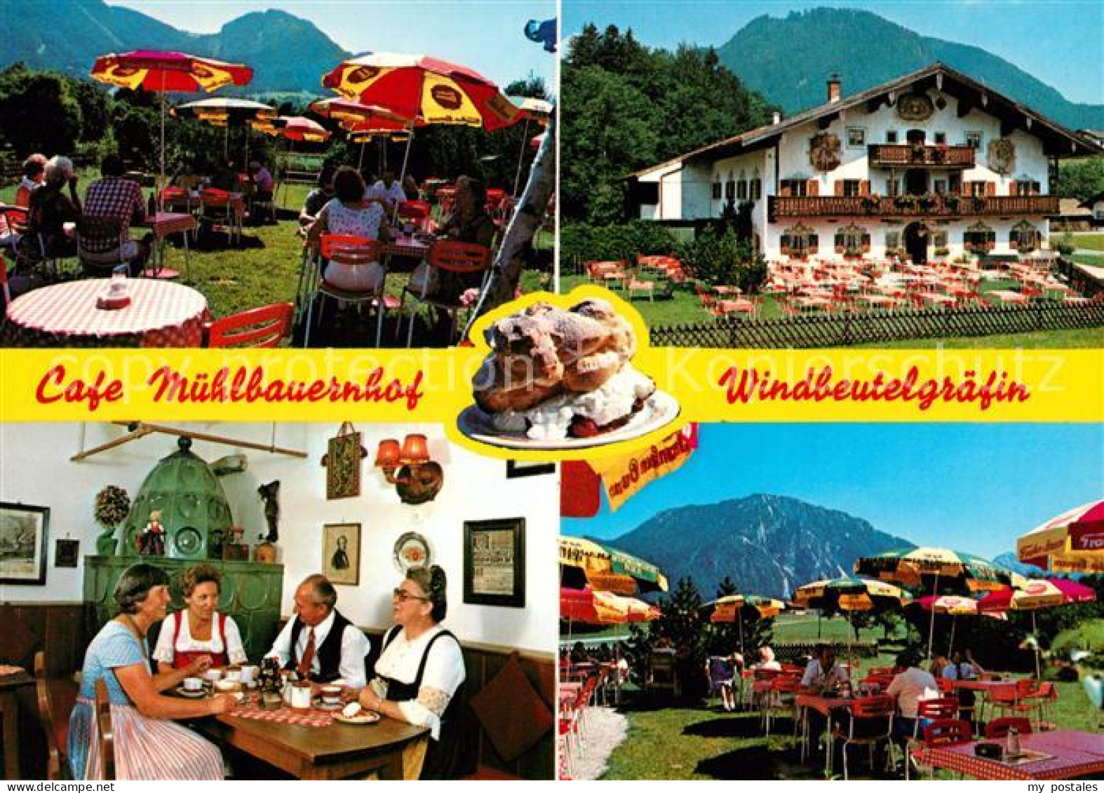 73099469 Ruhpolding Cafe Muehlbauernhof Windbeutelgraefin Gaststube Terrasse Ruh - Ruhpolding