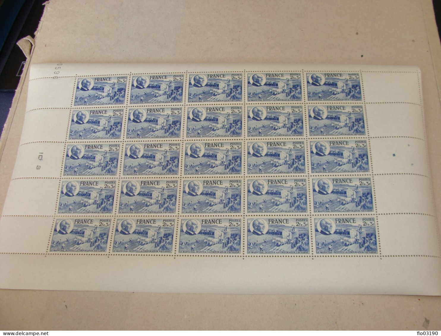 N° 607 En Feuille  De  25 Timbres Entières Neuves - Volledige Vellen