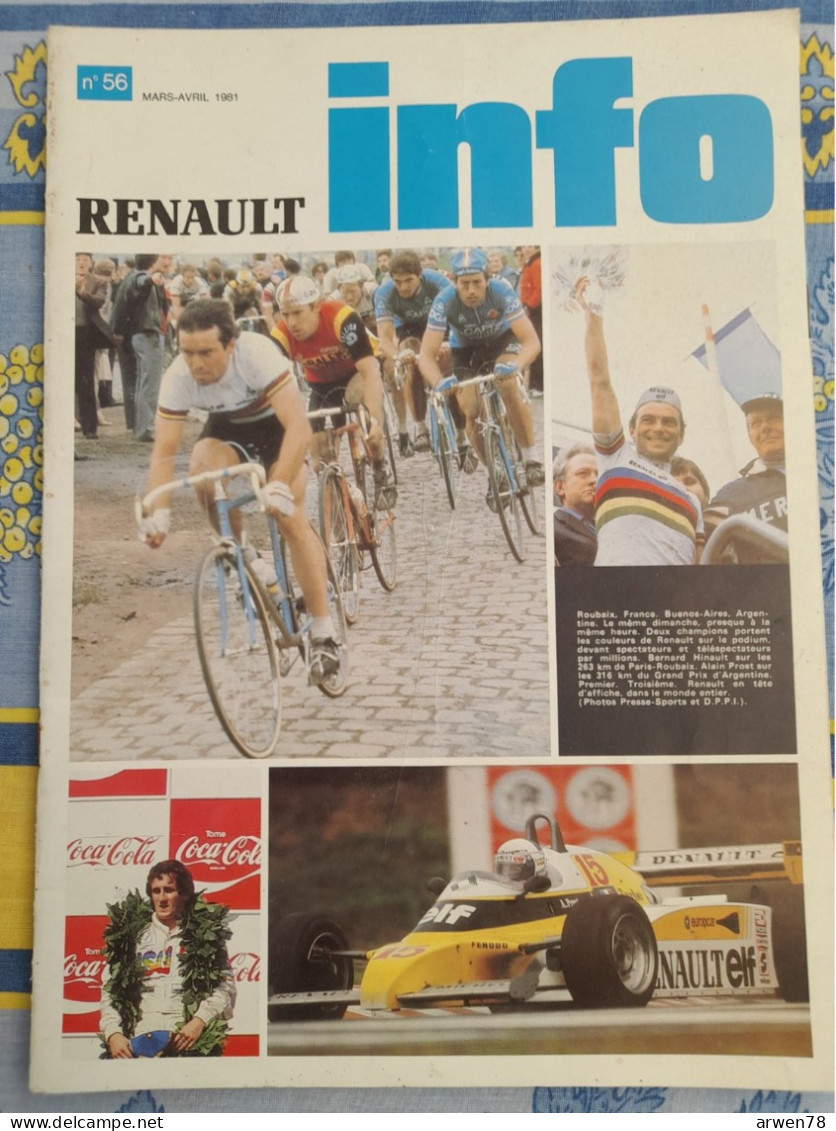 RENAULT INFO 1981 JOURNAL DE LA REGIE NATIONALE SOMMAIRE HINAULT - Auto/Moto