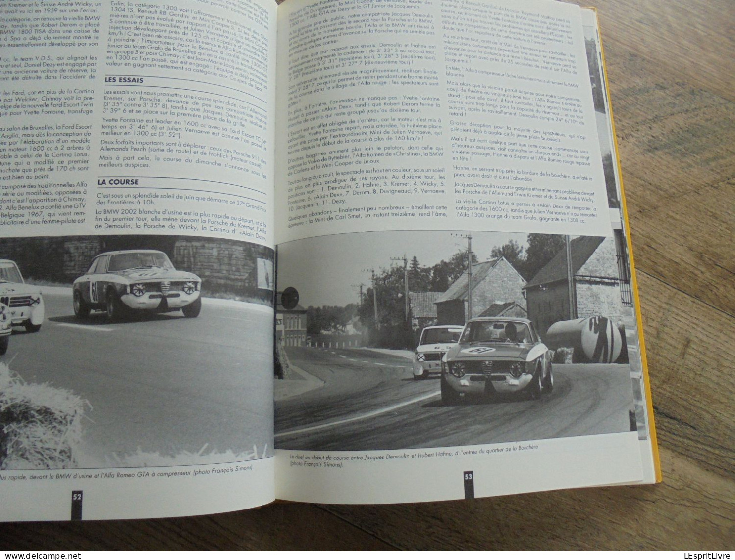 LE GRAND PRIX DES FRONTIERES à CHIMAY Tome 2 1960 à 1973 Biaumet RARE Régionalisme Hainaut Course F3 Automobile Auto