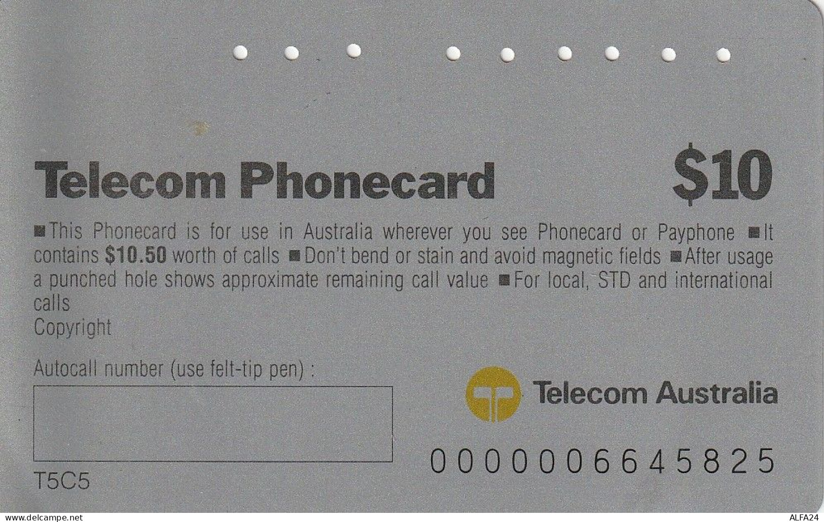 PHONE CARD AUSTRALIA  (CZ2261 - Australie