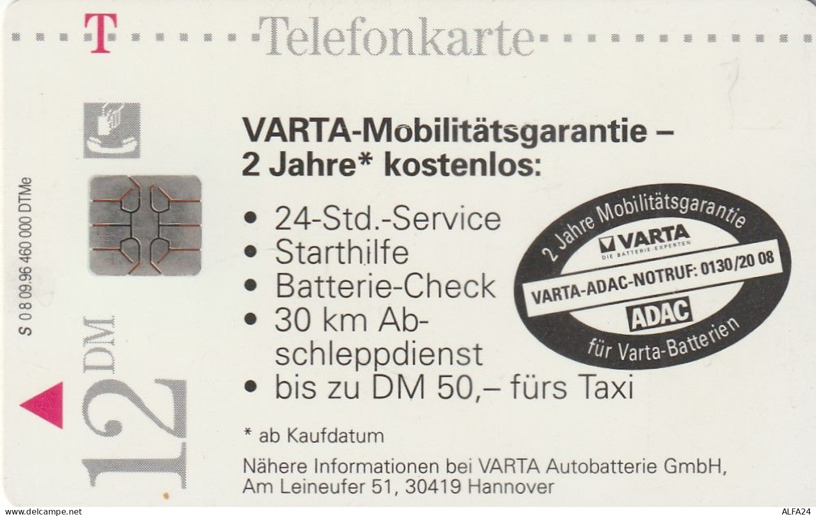 PHONE CARD GERMANIA SERIE S (CZ2119 - S-Series : Guichets Publicité De Tiers