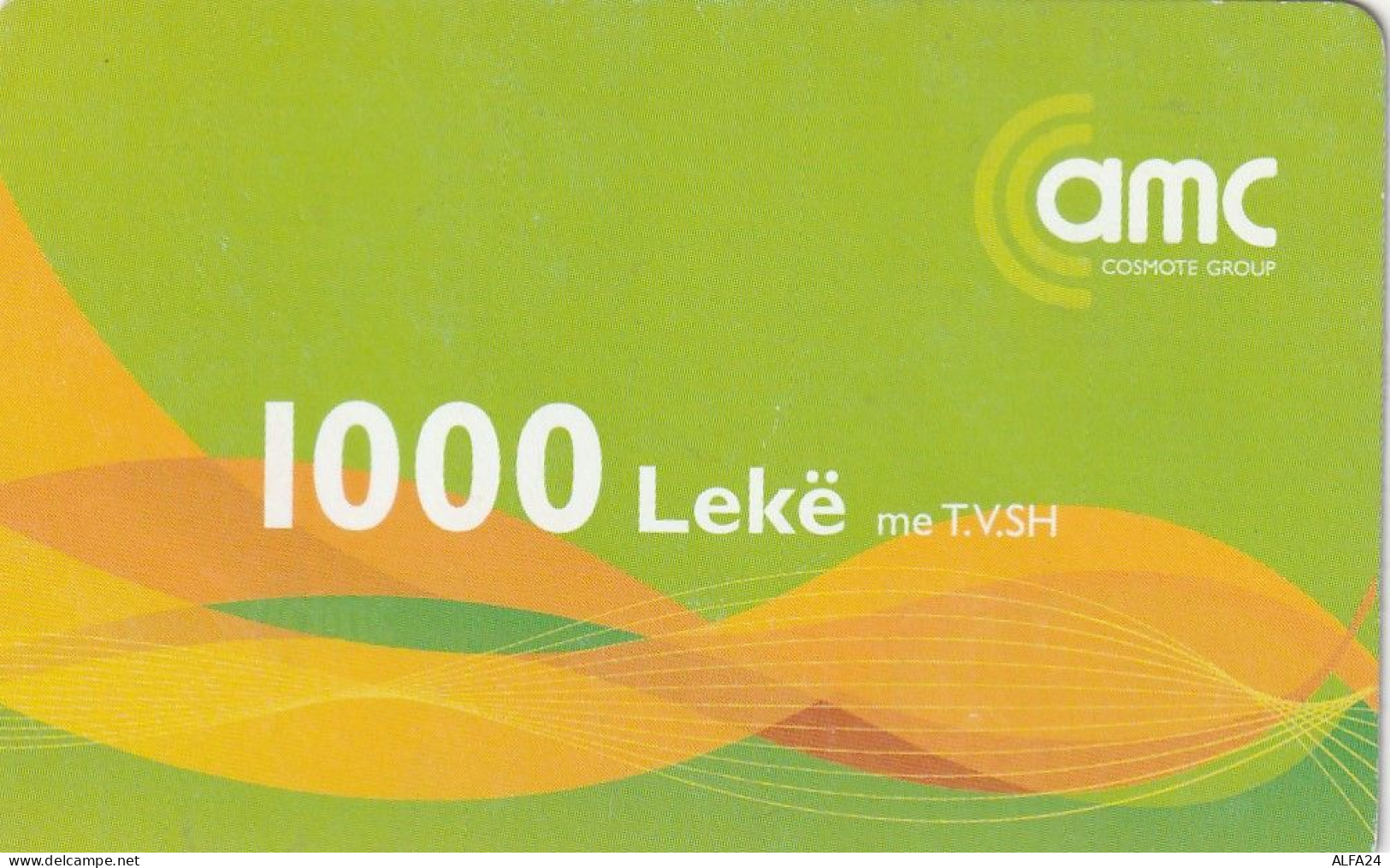 PREPAID PHONE CARD ALBANIA  (CZ2025 - Albanie