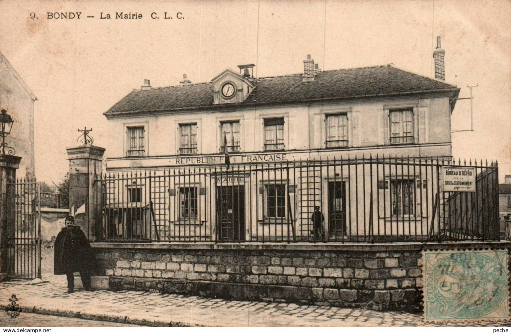 N°2424 W -cpa Bondy -la Mairie- - Bondy