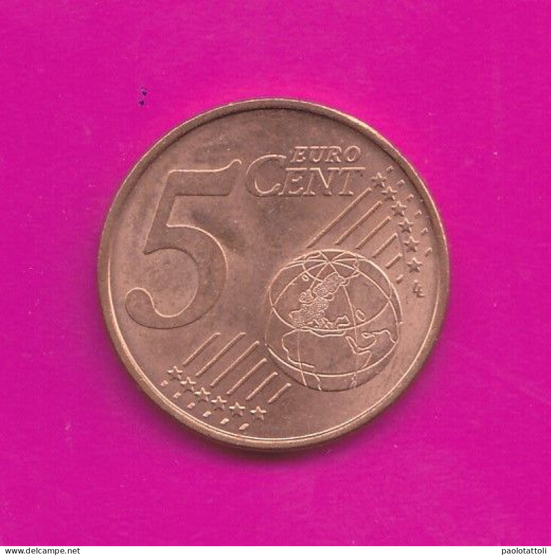 Germany, F 2021- 5 Euro Cent- Nickel Brass- Obverse Oak Leaf. Reverse Denomination- SPL, EF, SUP, VZ- - Allemagne