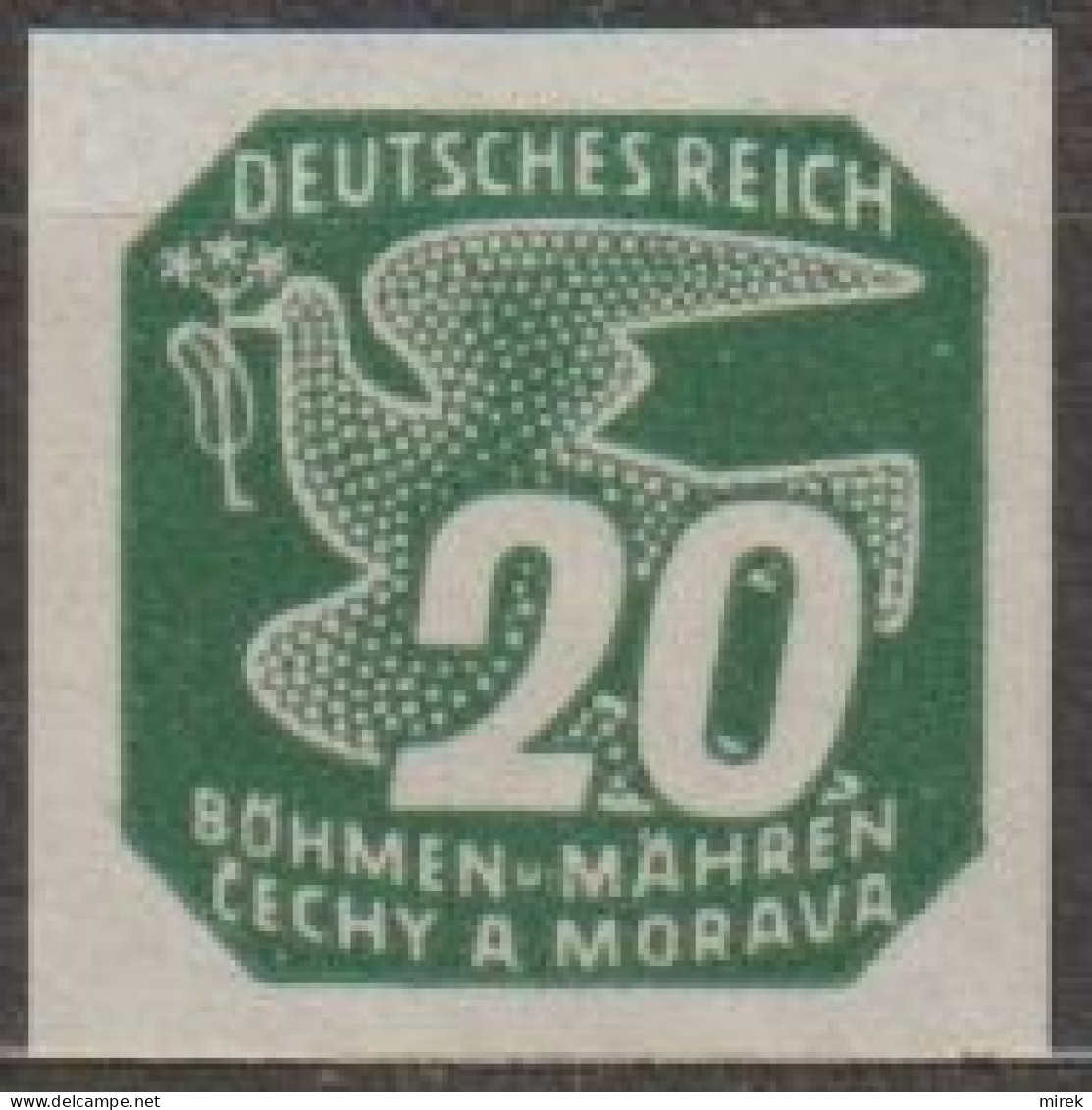 006/ Pof. NV 16, Greyish Green - Unused Stamps