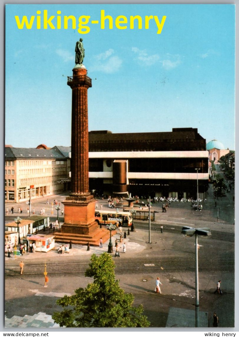 Darmstadt - Luisenplatz - Seltene Spendenkarte Aktion Sorgenkind 1979 Mit Ersttagsstempel Europamarken 1979 - Darmstadt