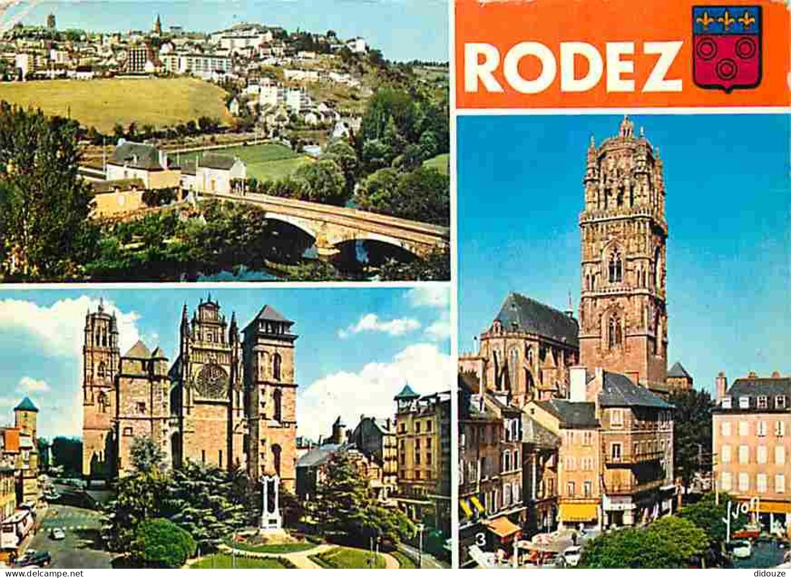 12 - Rodez - Multivues - Automobiles - Blasons - CPM - Voir Scans Recto-Verso - Rodez