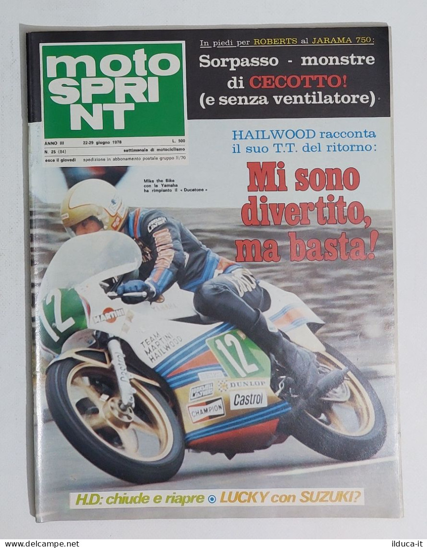 53982 Motosprint 1978 A. III N. 25 - Endurance / Aermacchi - Motoren