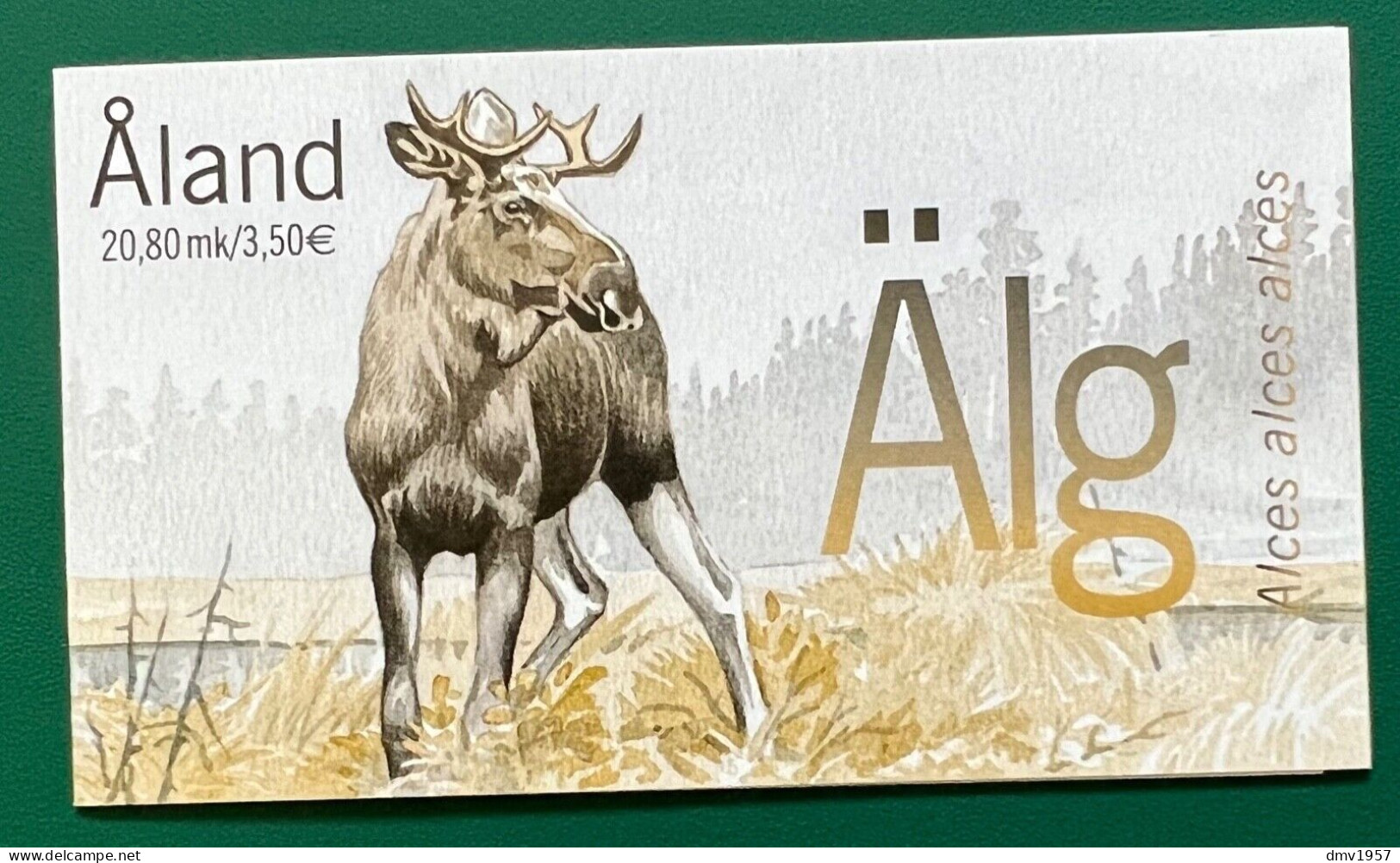 Aland 2000 MNH The Elk Sg 172/5 SB8 Booklet - Ålandinseln