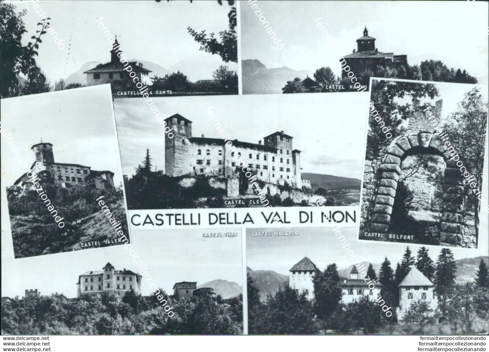 Bm427 Cartolina Castelli Della Val Di Non Provincia Di Trento - Trento