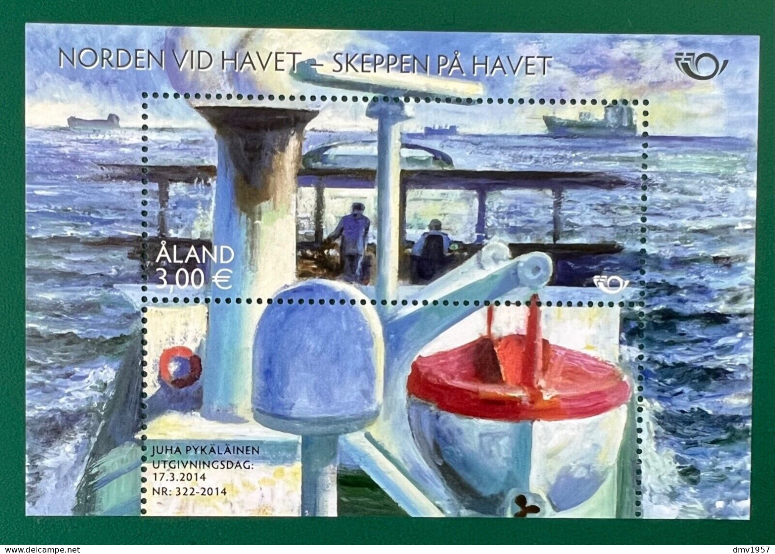 Aland 2014 MNH Life @ The Coast. North By The Sea. Ships MS 402 - Aland