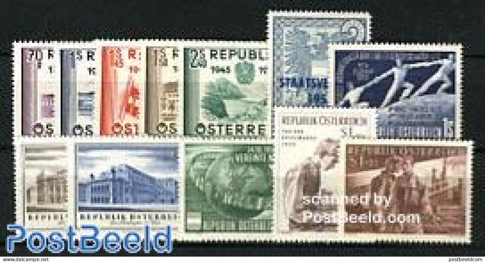 Austria 1955 Yearset 1955 (12v), Mint NH, Various - Yearsets (by Country) - Neufs