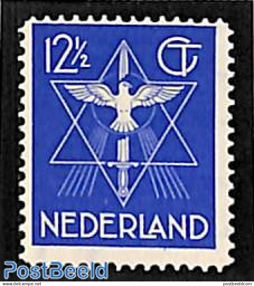 Netherlands 1933 World Peace 1v, Unused (hinged), History - Nature - Peace - Birds - Ongebruikt