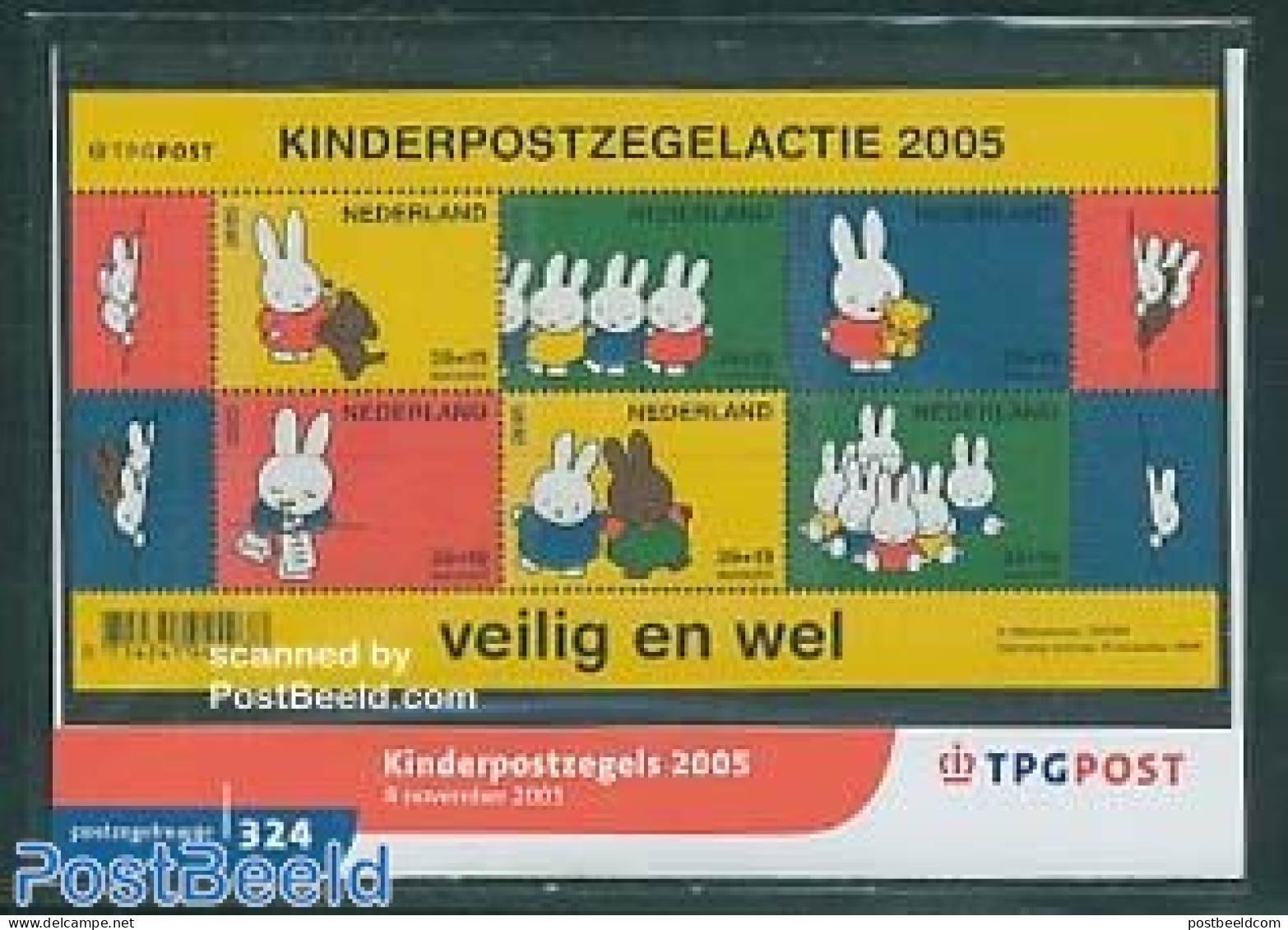 Netherlands 2005 Child Welfare S/s, Presentation Pack, Mint NH, Art - Children's Books Illustrations - Dick Bruna - Ongebruikt