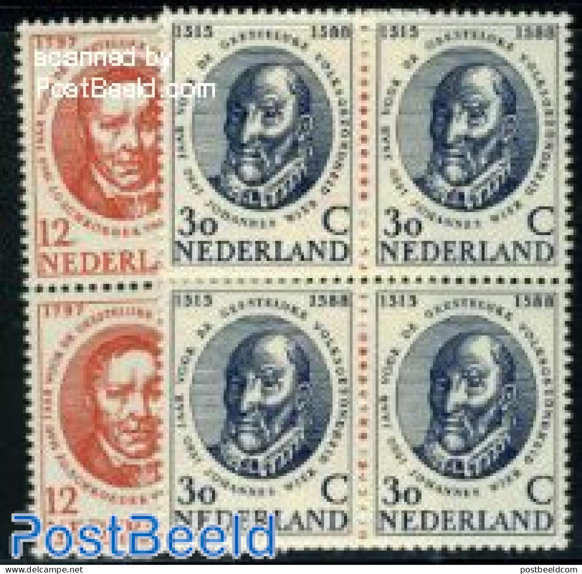 Netherlands 1960 MENTAL HEALTH 2V BL.OF 4, Mint NH, Health - Health - Unused Stamps
